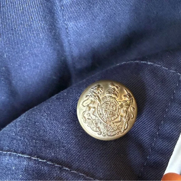 Polo Ralph Lauren Dark Blue Blazer with Gold Crest - Picture 6 of 7